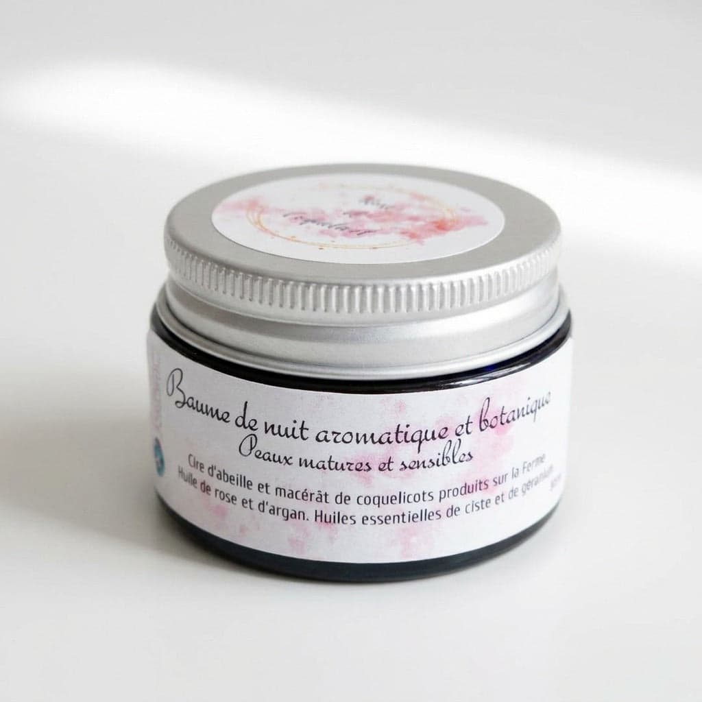 Baume de nuit rose et coquelicot