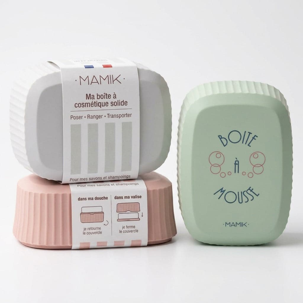 Boîte à savon avec porte-savon