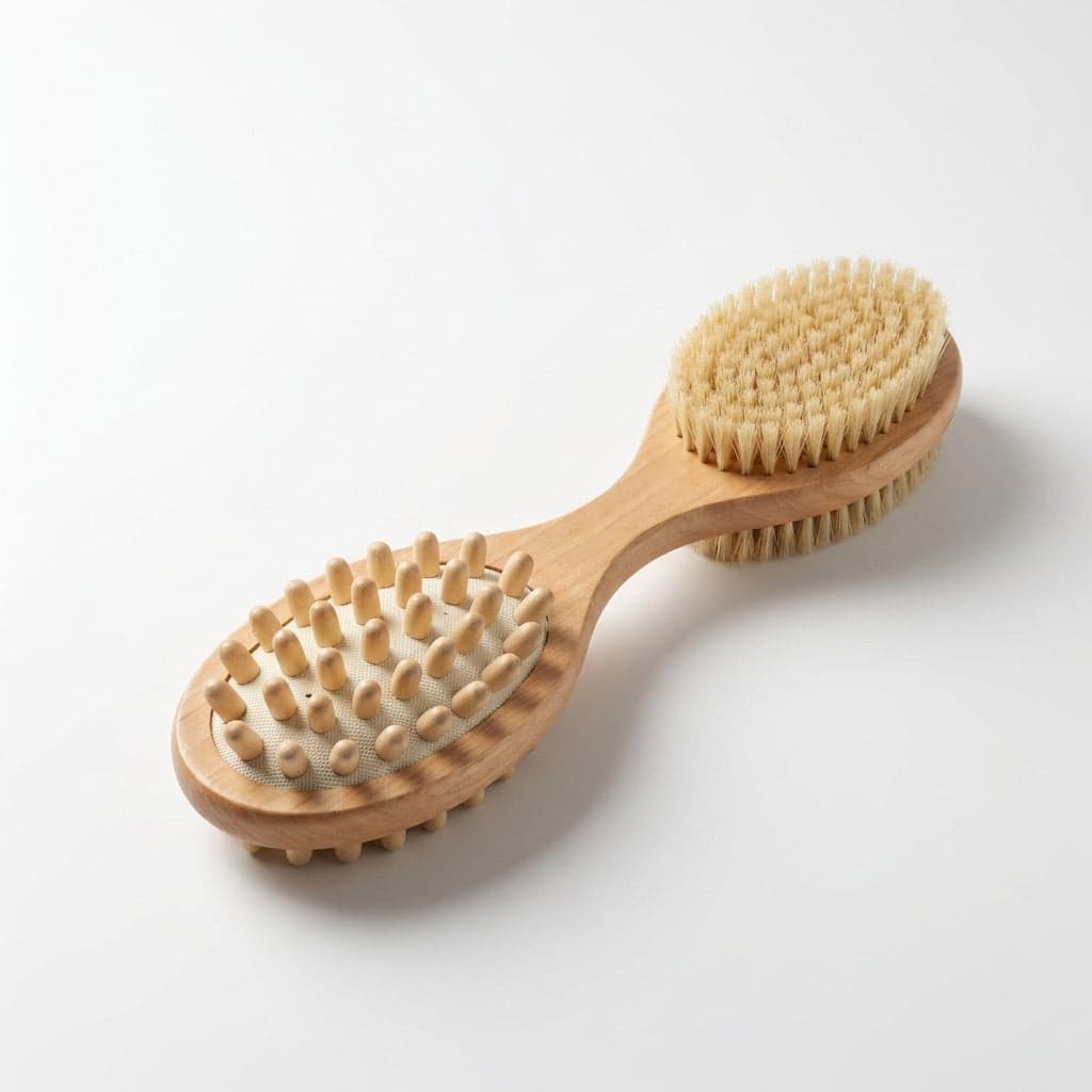 Brosse de bain double usage