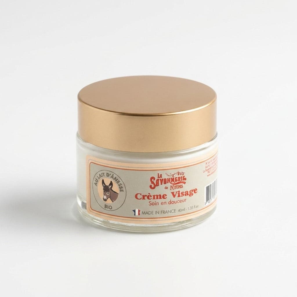 Crème visage au lait d'ânesse