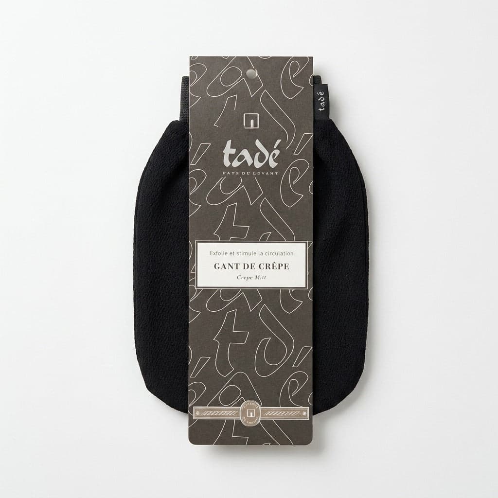 Gant de crêpe exfoliant