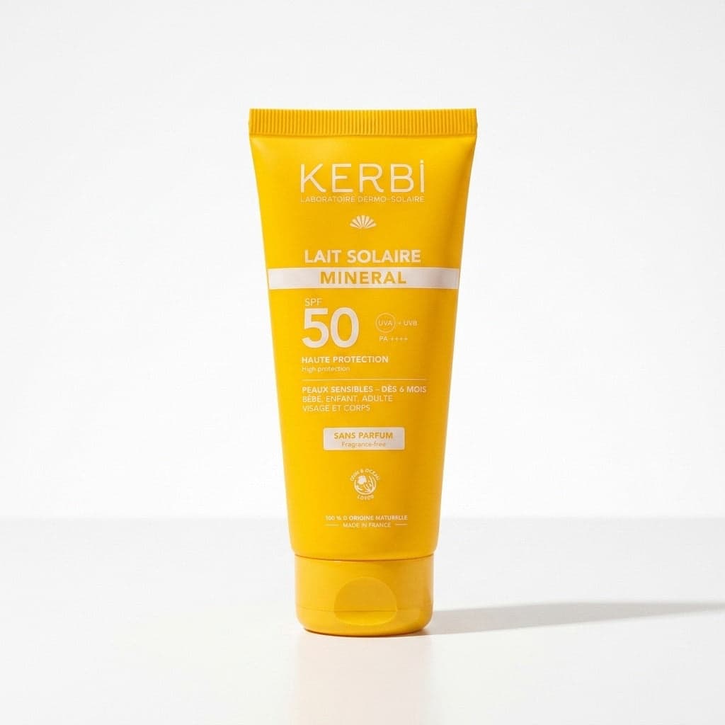 Lait solaire minéral sans parfum