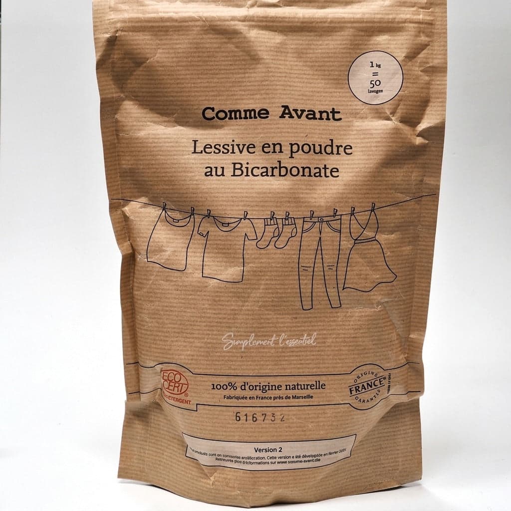 Lessive en poudre au bicarbonate