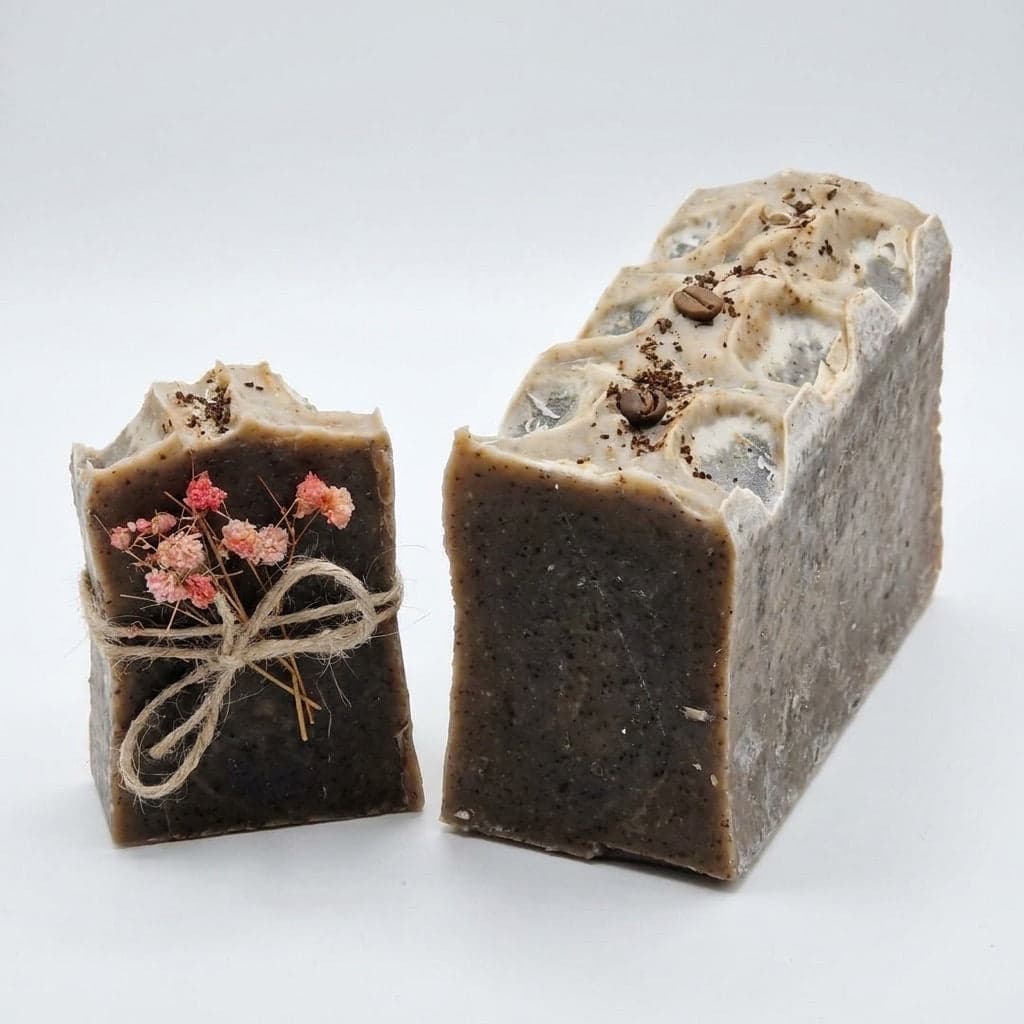 Savon exfoliant au café