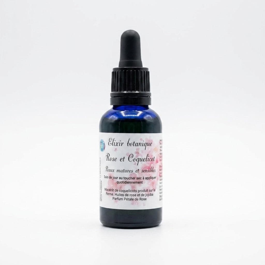 Sérum élixir botanique rose et coquelicot